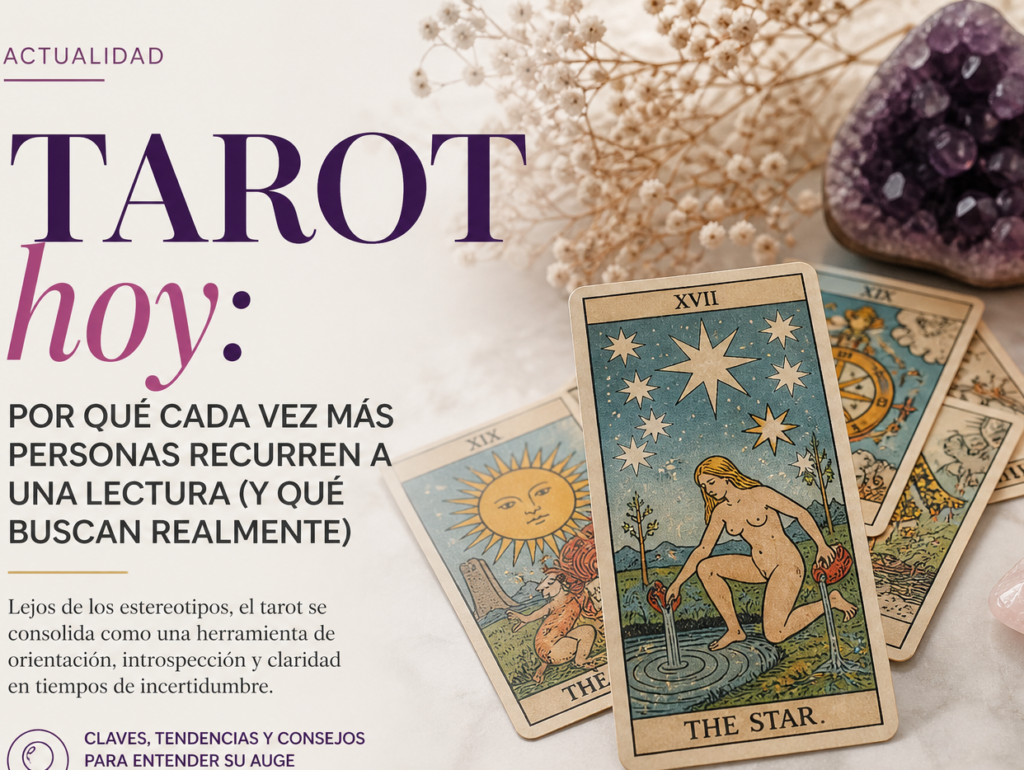 Tarot hoy: por qué cada vez más personas recurren a una lectura